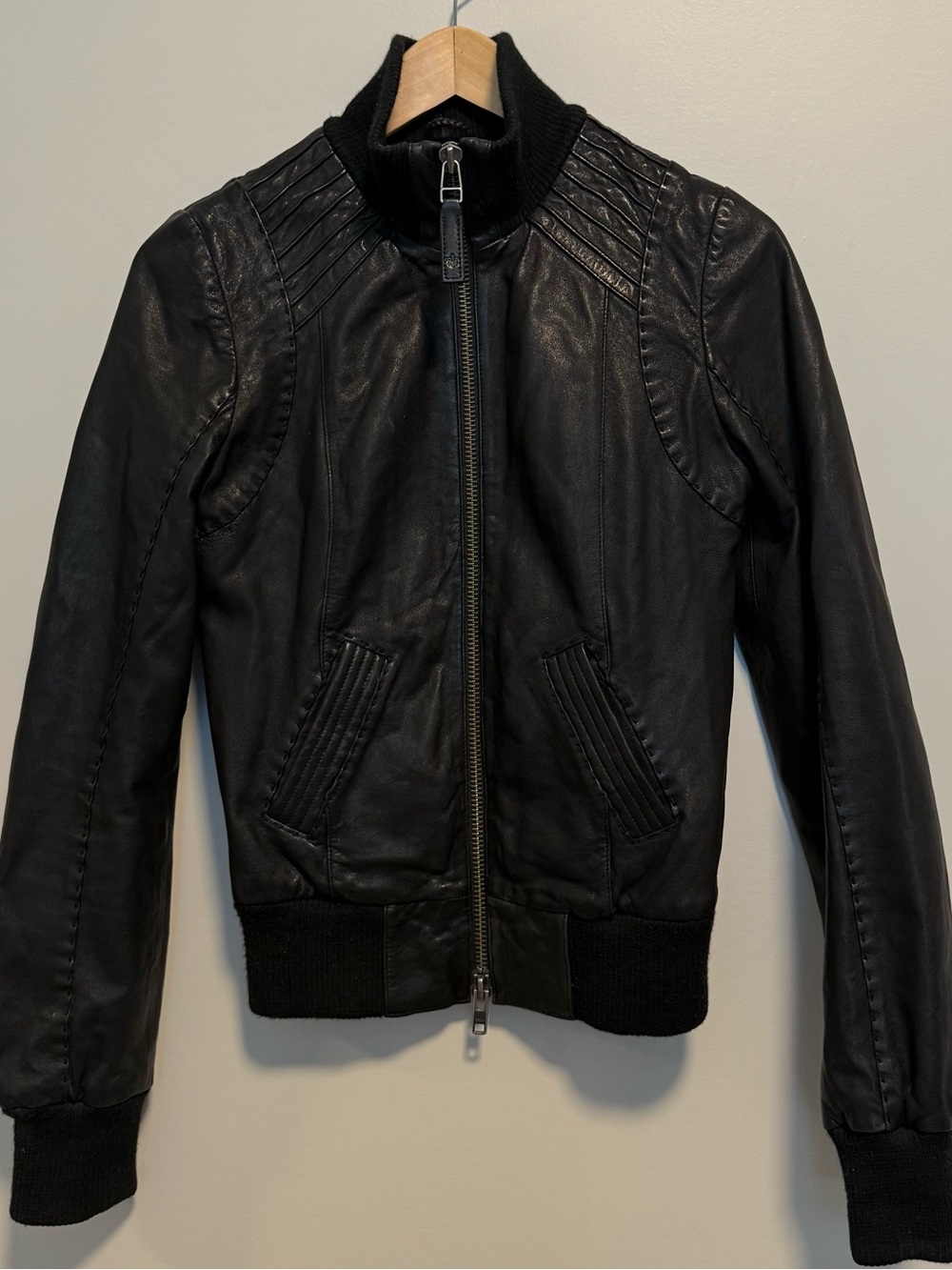 Mackage x Aritzia Joey Lambskin Leather Jacket Black Women’s XS
